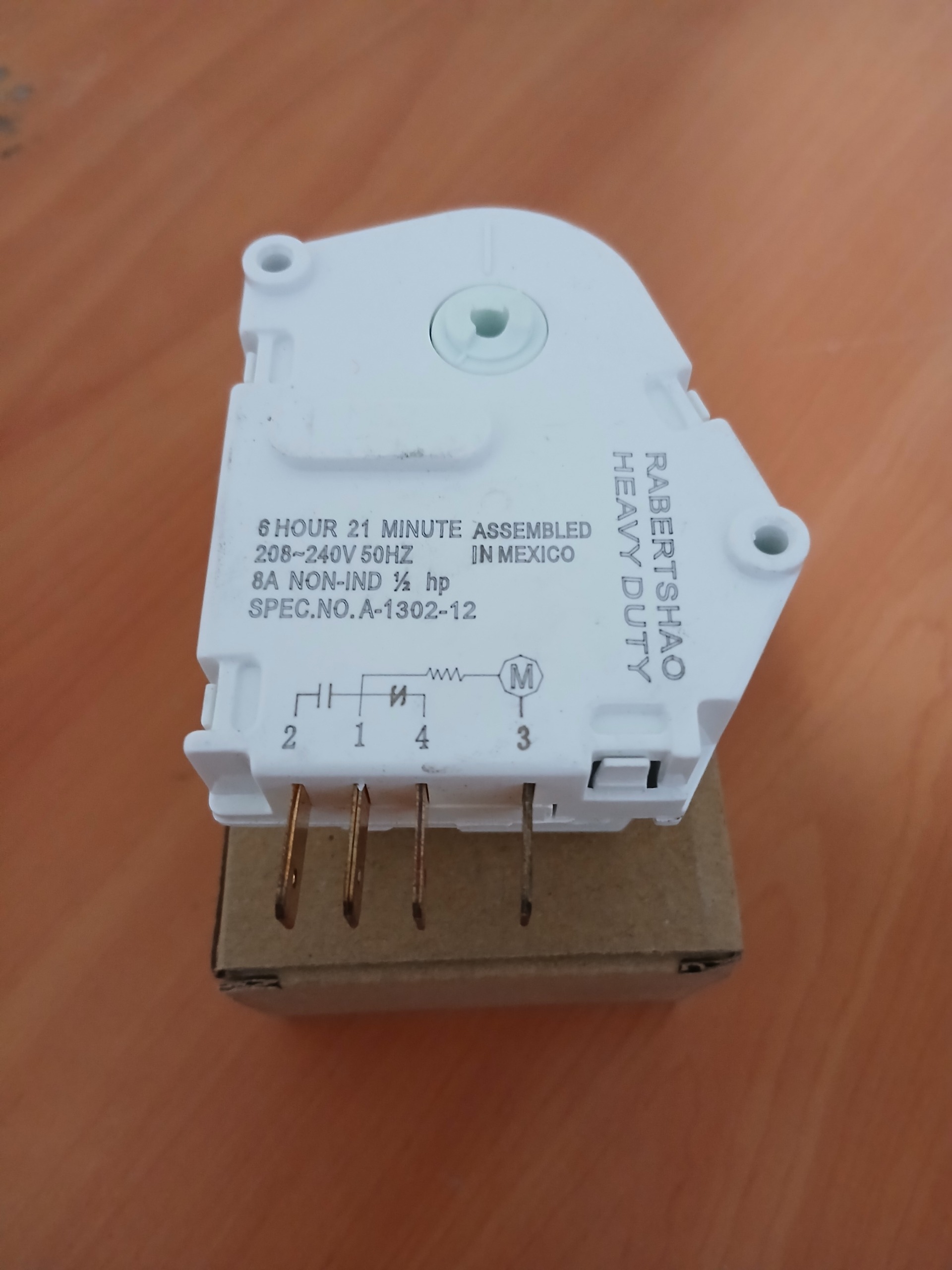 تایمر یخچال 4فیش آکبند