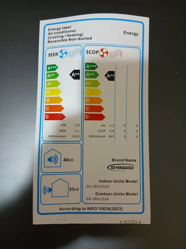 برچسپ مصرف کولر گازی
