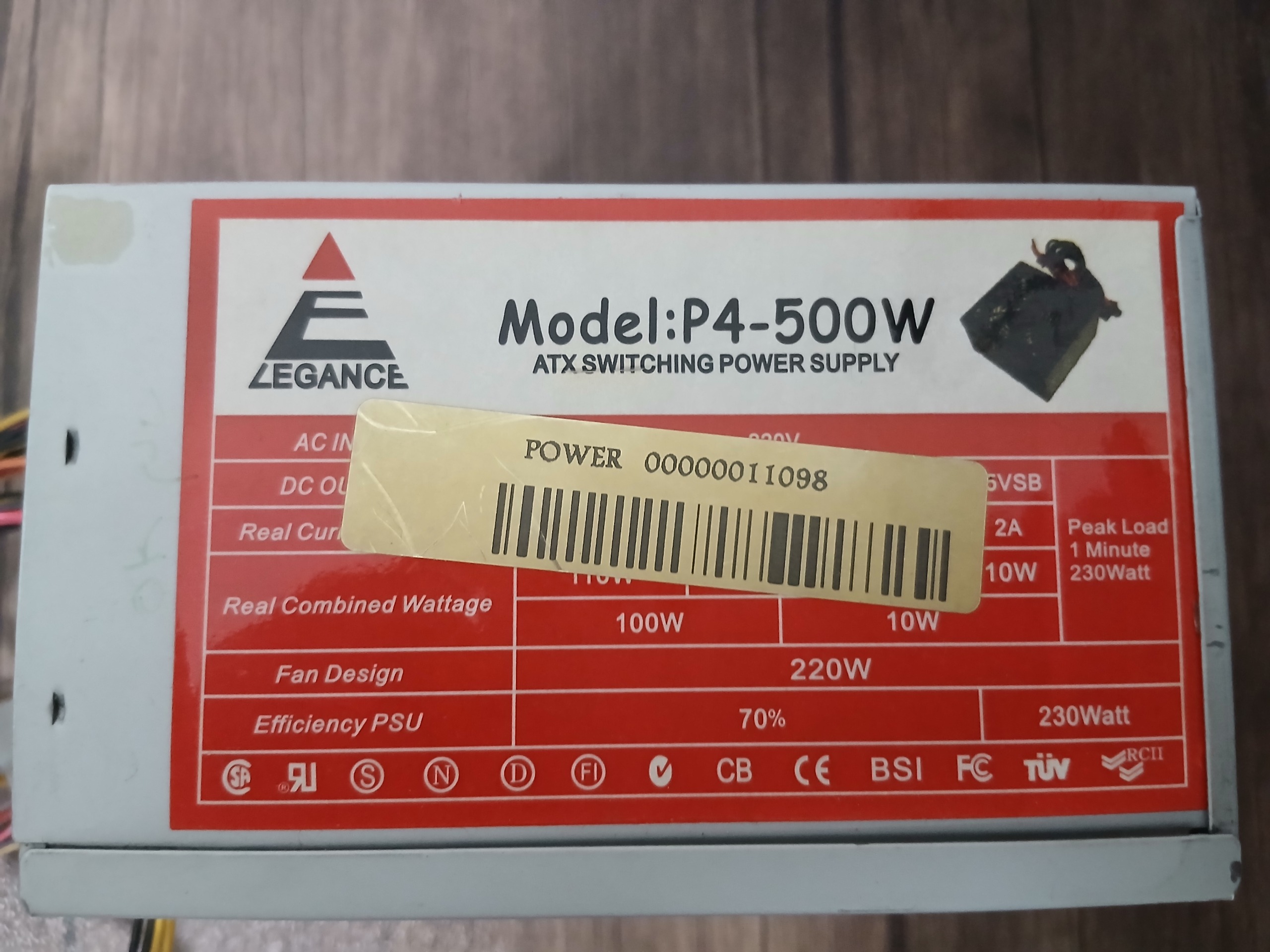 پاور کامپیوتر مدل P4_500W پین (24)