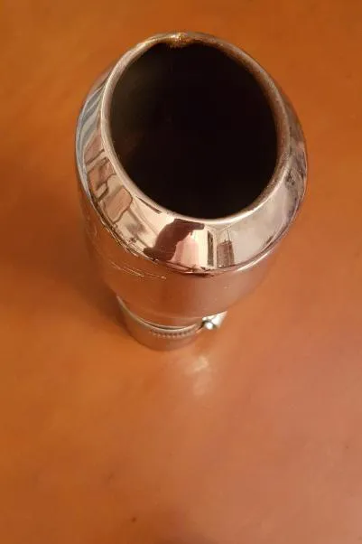 سر اگزوز استیل بیضی