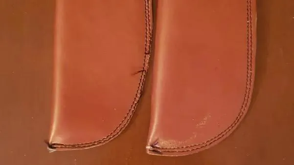 غلاف سر چاقو چرمی