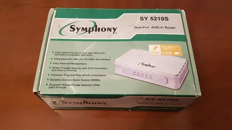 مودم(SymPHONy) آکبند کامل با آداپتور کابل