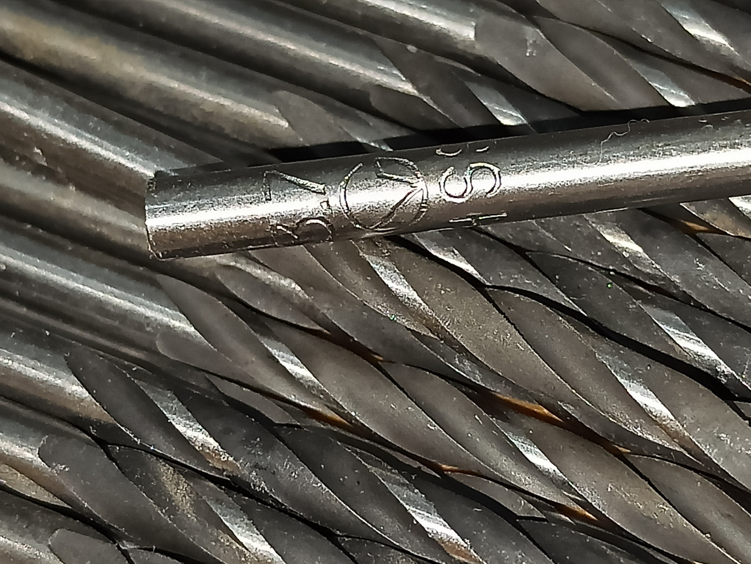 مته آهن سفیدHSS روسی قدیمی سایز3/7