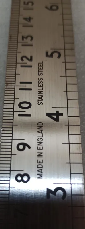 خط کش استیل 50 اسنلی اینگلیس