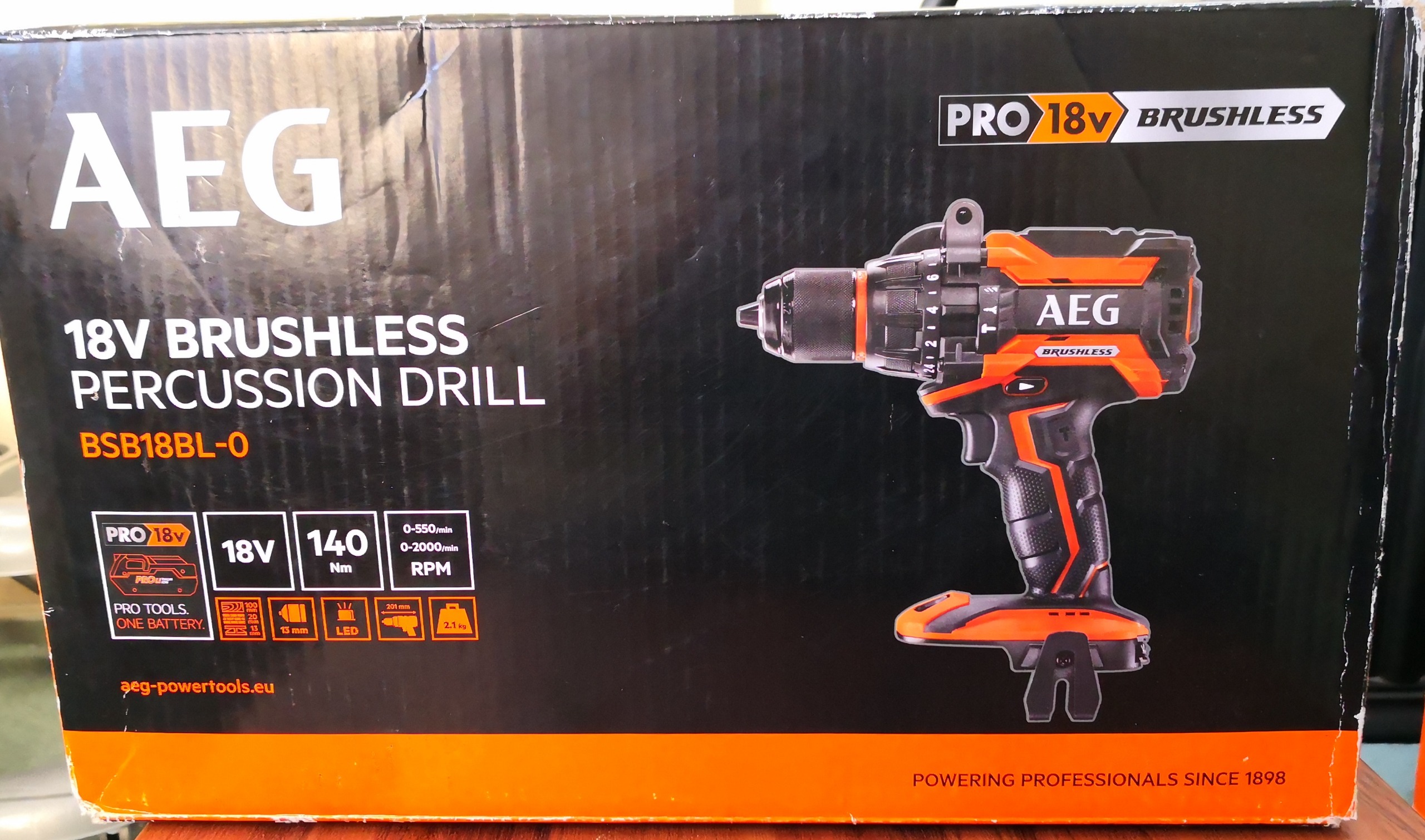 دریل شارژی aeg bsb 18 bl-0