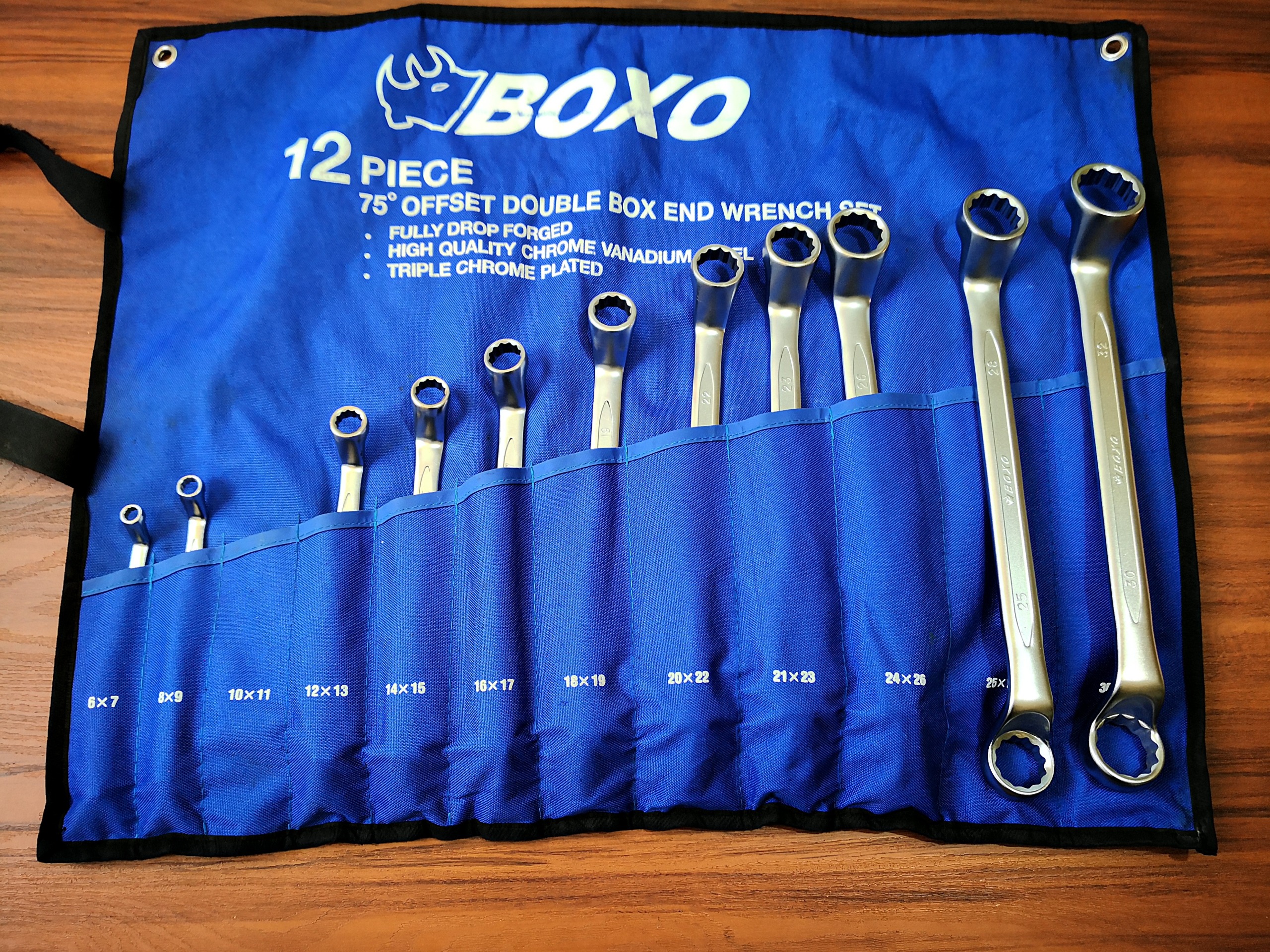 ست آچار دوسر رینگی boxo