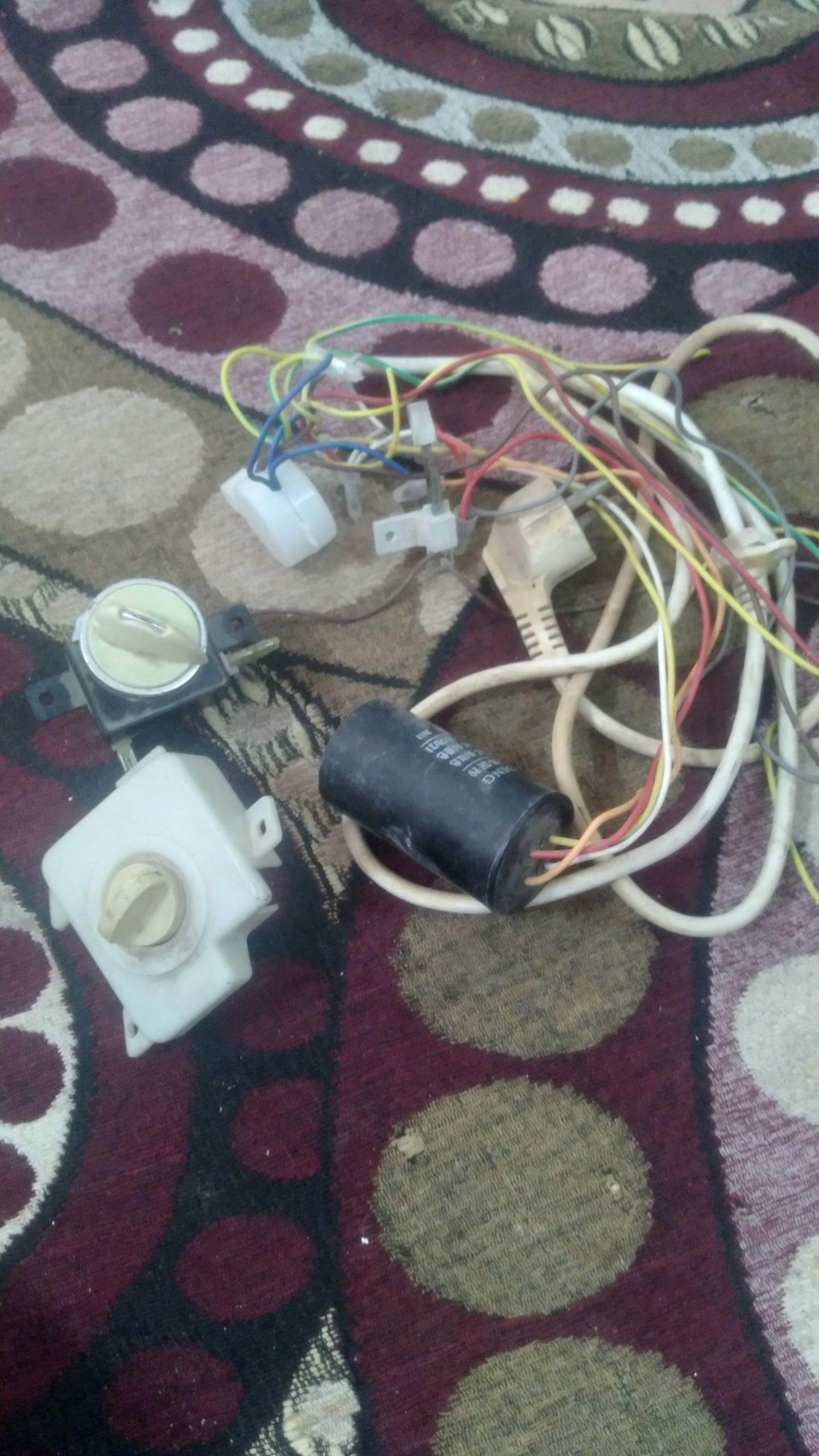 تایمر تخلیه3فیش وسیم کشی کامل لباسشویی مینی