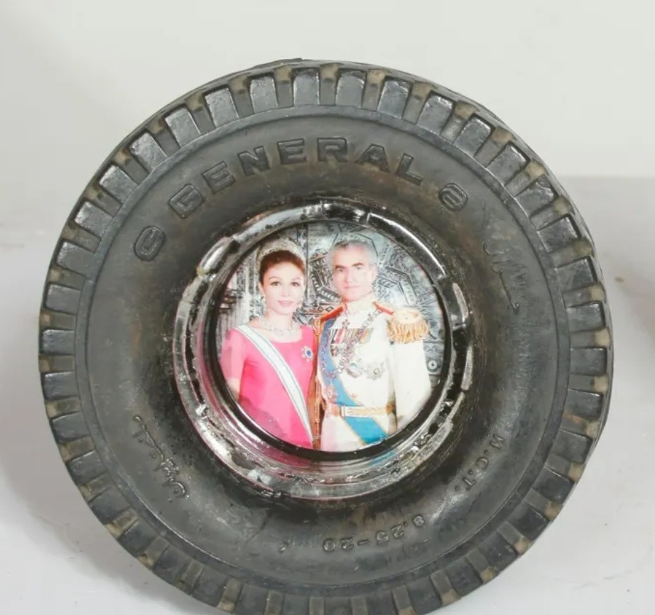 زیرسیگاری آنتیک طرح تایر