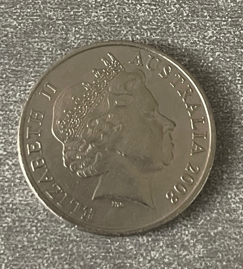 سکه 20 سنت استرالیا ملکه الیزابت