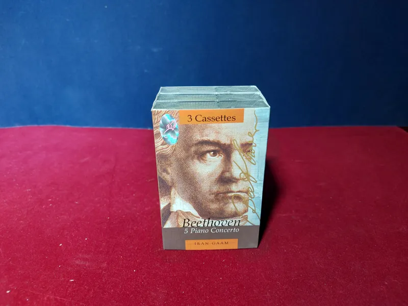 پکیج 3 نوار کاست 5 کنسرتو پیانو از بتههون