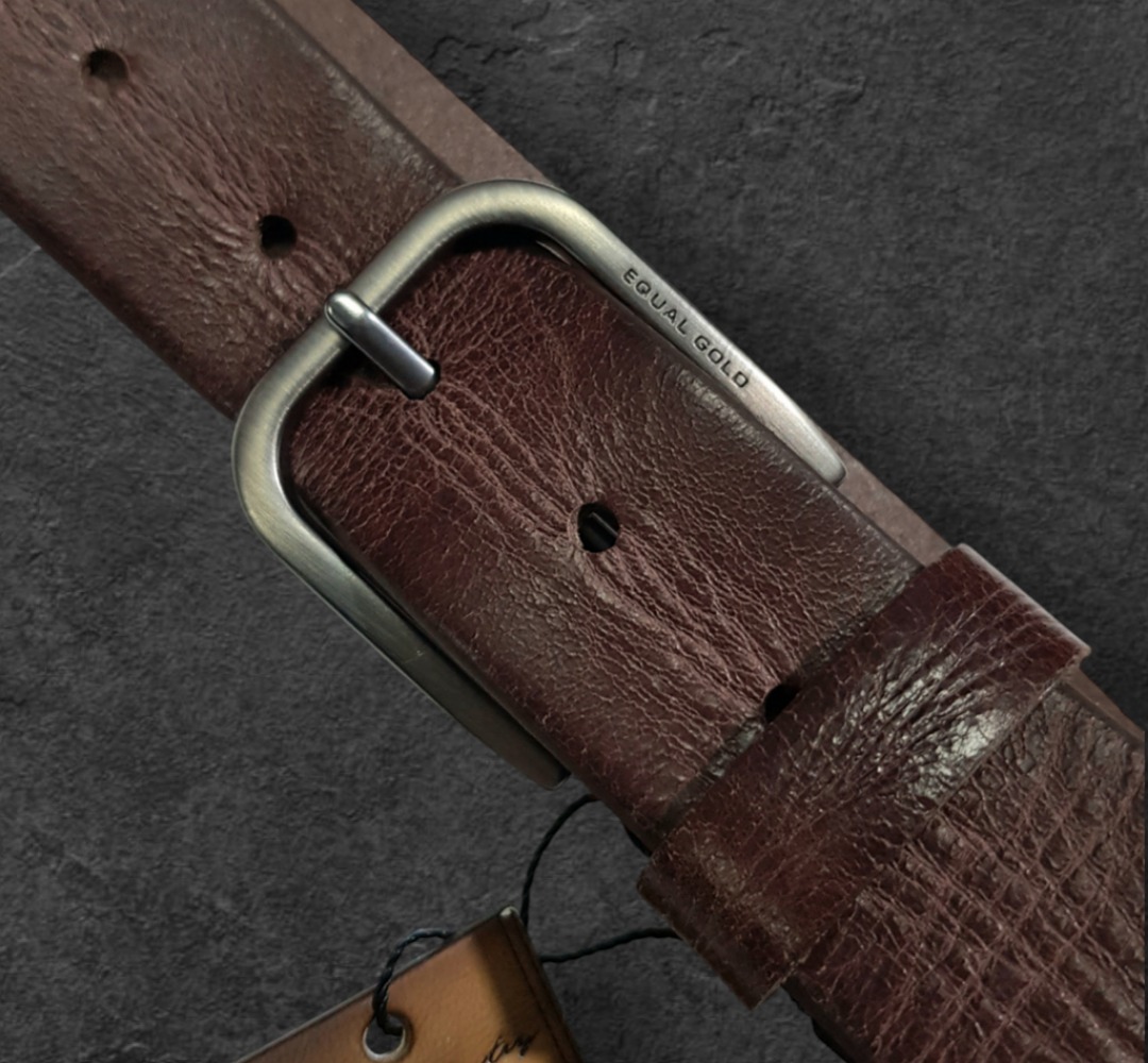 کمربند ترک چرم طبیعی 110 قهوه ای