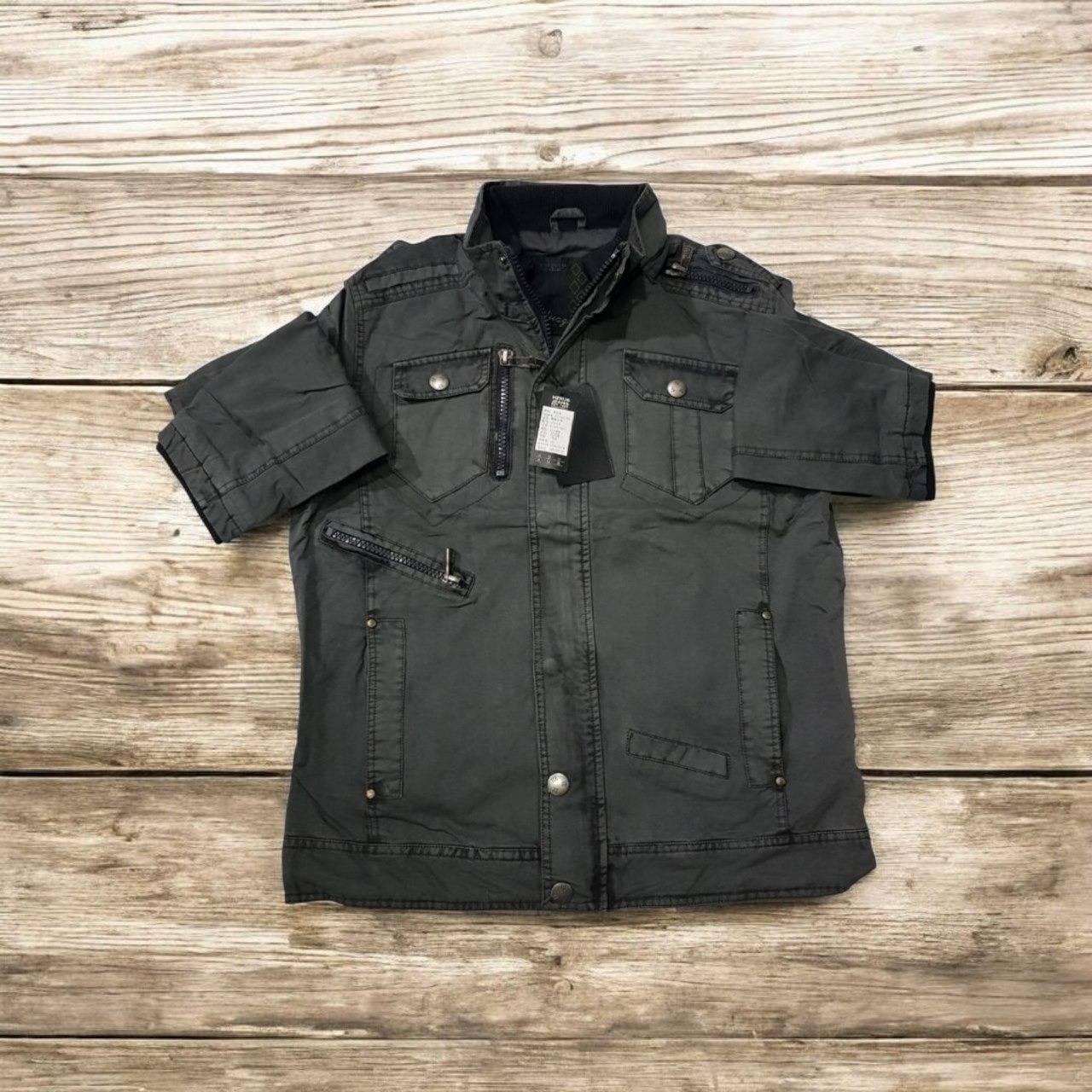 کاپشن کتان سبز XXL