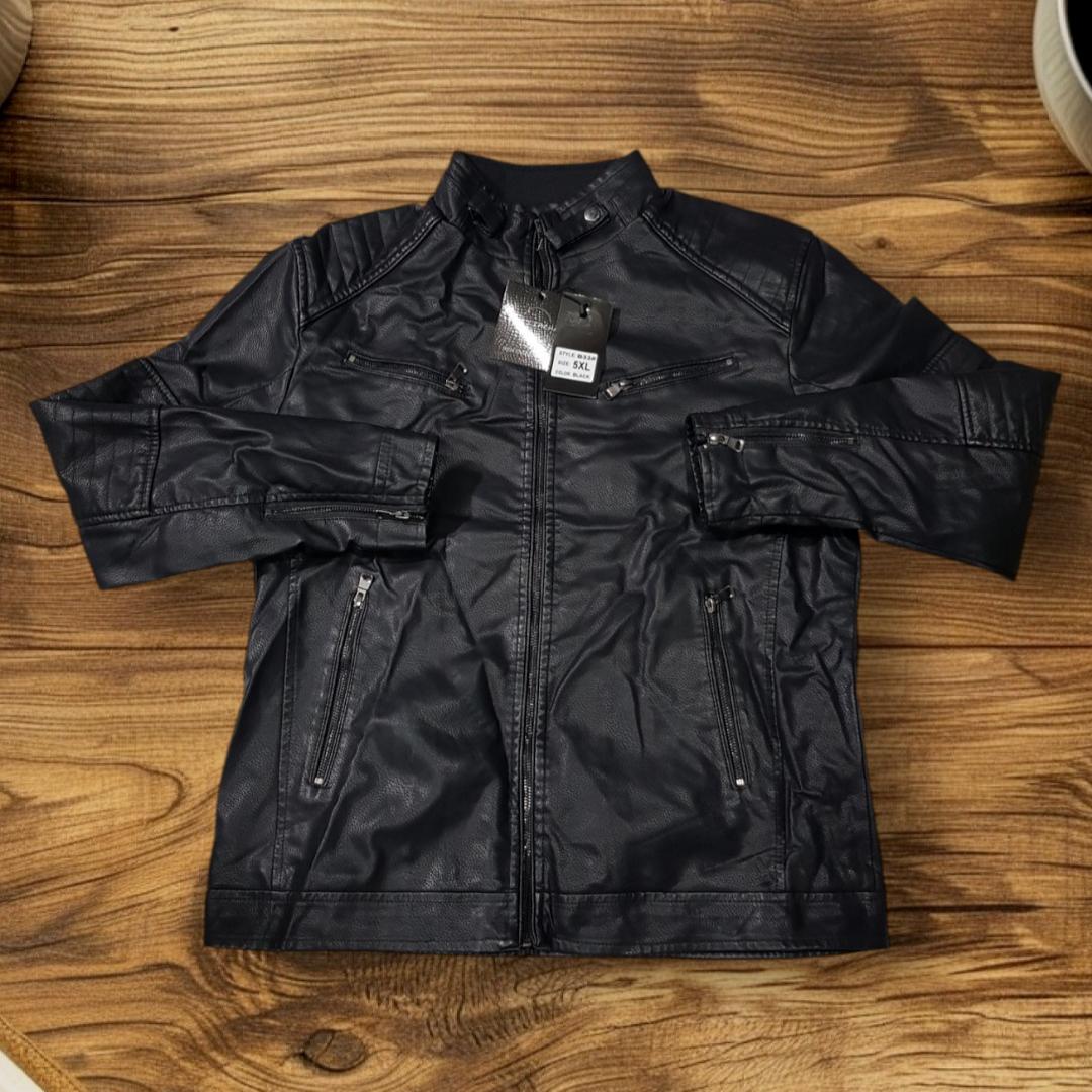 کاپشن چرم ضخیم 2XL(توضیحات خونده شود)