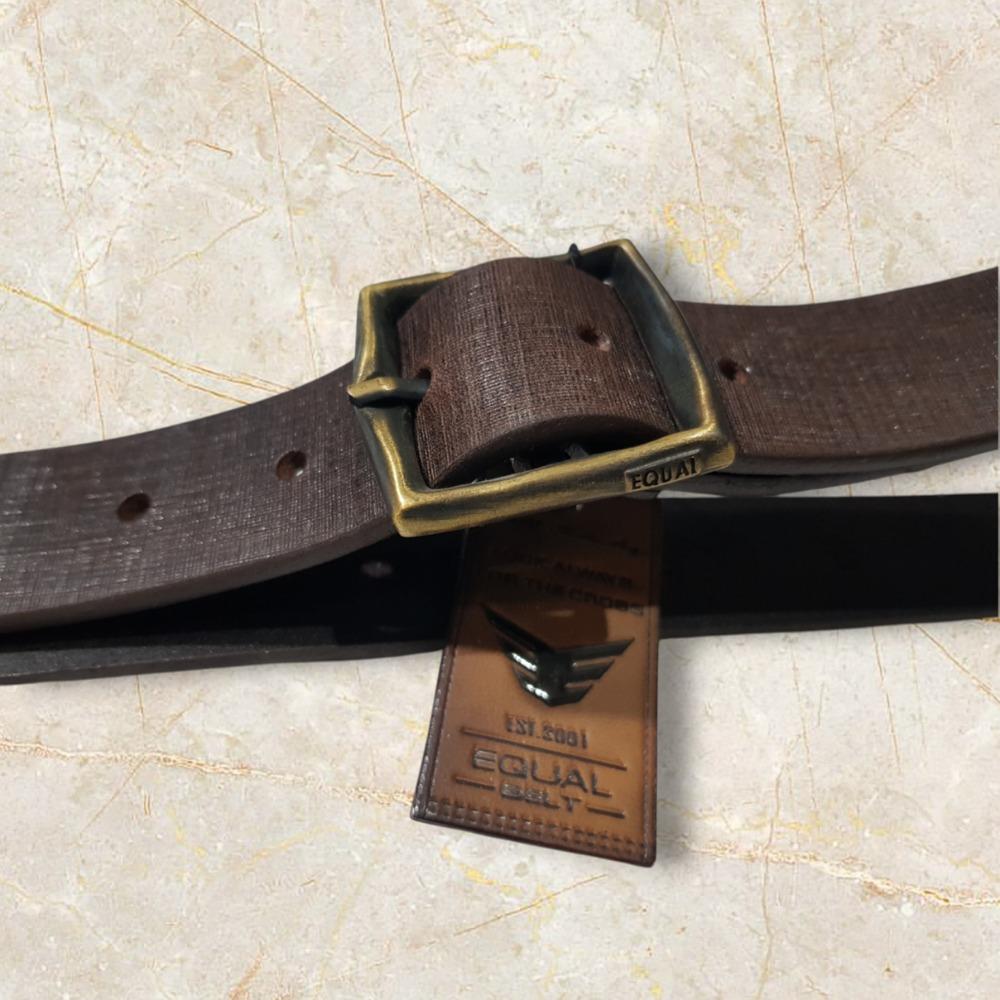 کمربند چرم ایتالیا قهوه ای اورجینال