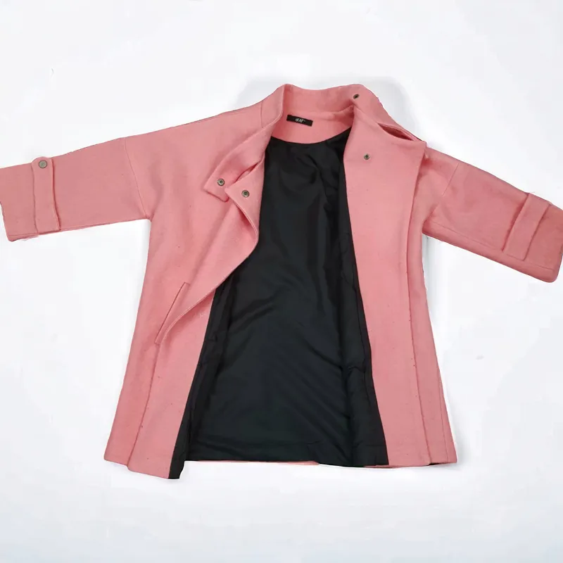 پالتو زنانه کوتاه صورتی