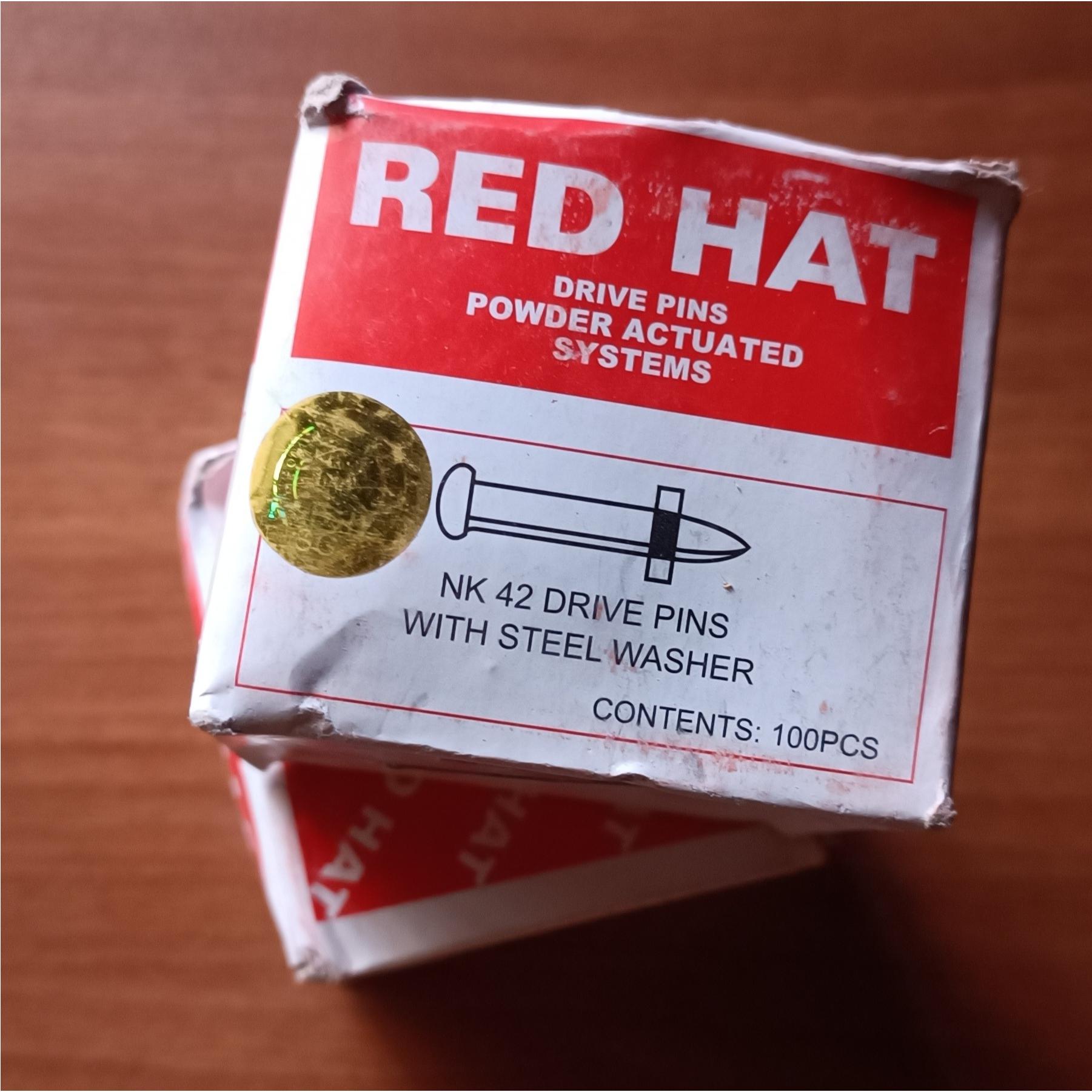 میخ رد هت RED HAT 32 واشر فولادی، 1 بسته 100 عددی