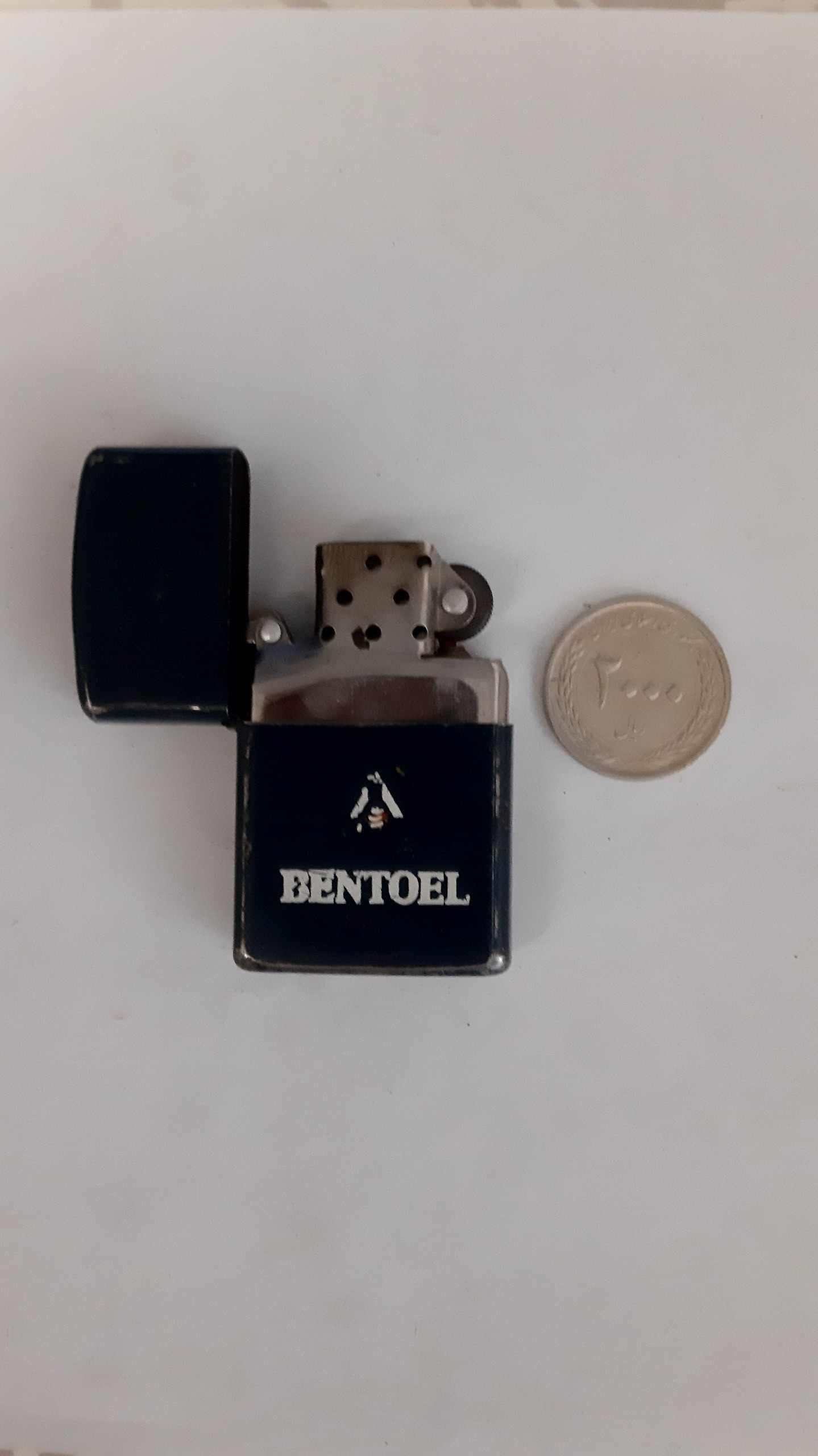 فندک بنزینی قدیمی BENTOEL مدل شبیه زیپو