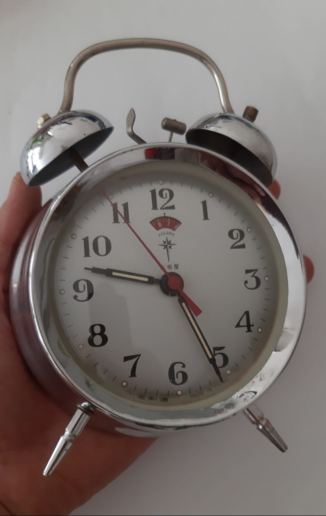 ساعت POLARIS رومیزی چینی زنگ دار