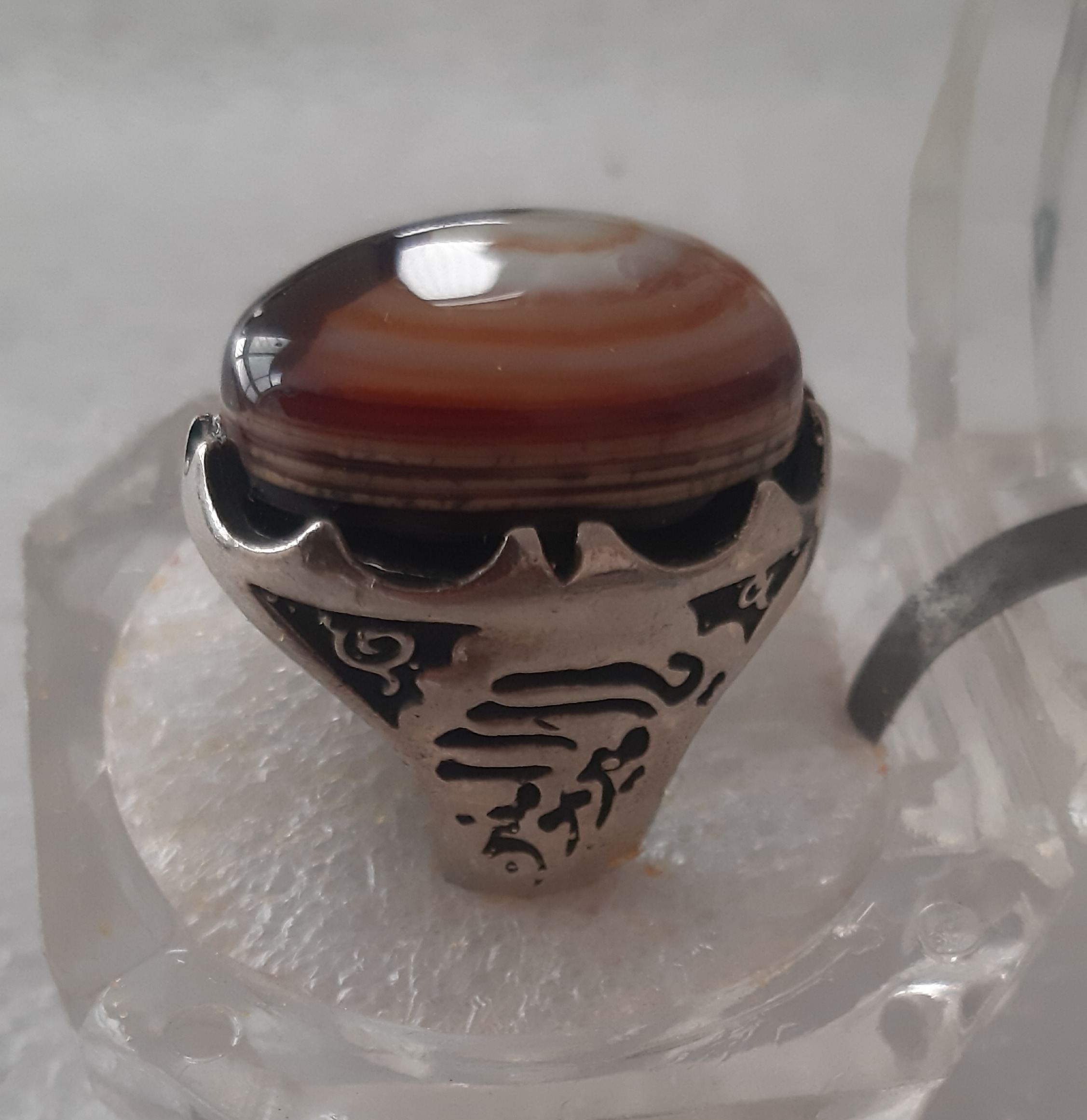 عقیق چندرنگ ترکیبی زیبایاامیرالمومنین یازهرا