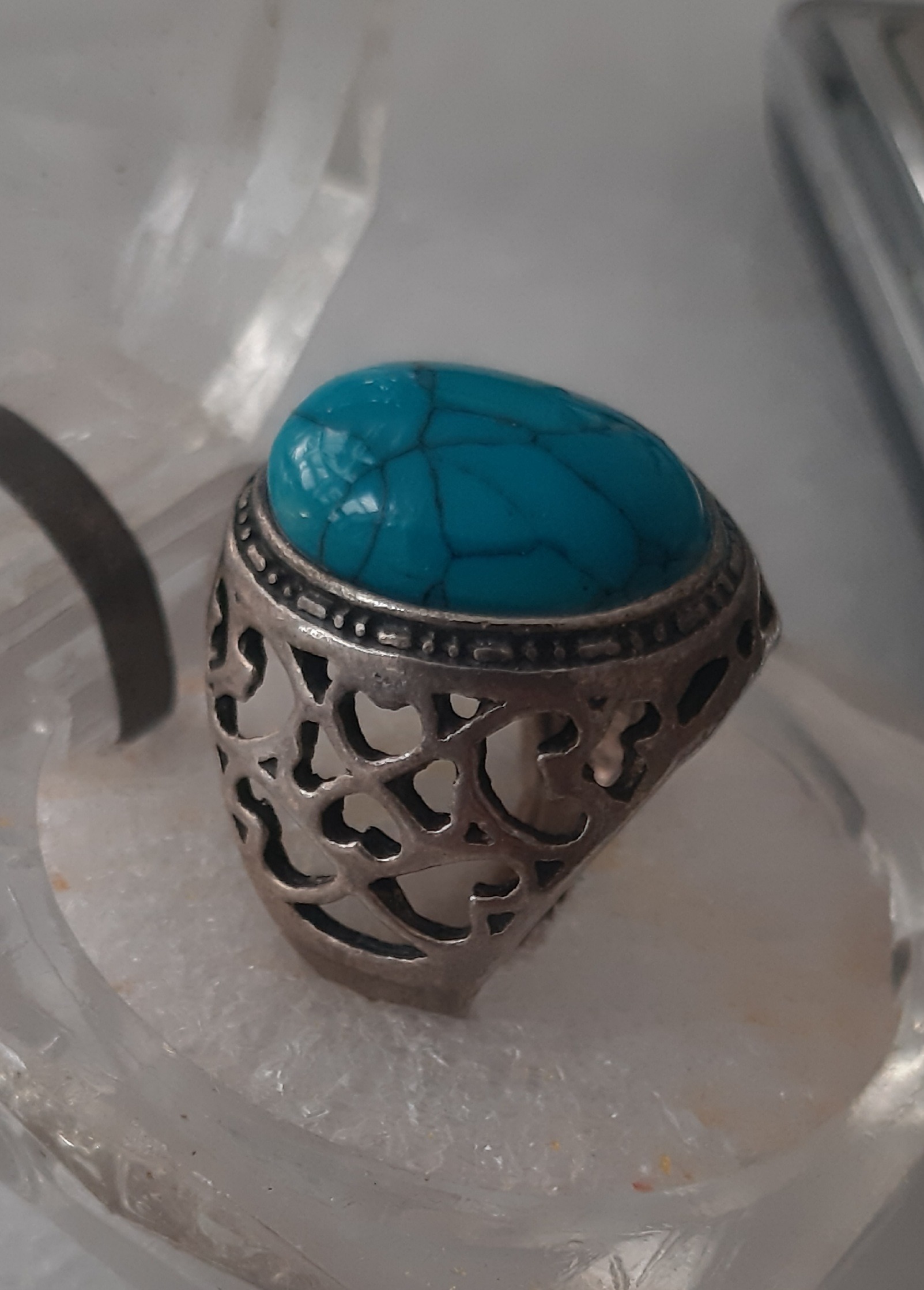 انگشتر فیروزه رکاب زیبا