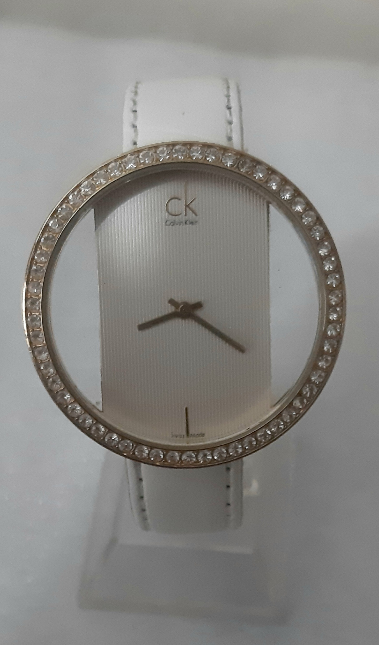 Ck سویسی زنانه موتور ژاپنی کوارتز نگین دار زیبا