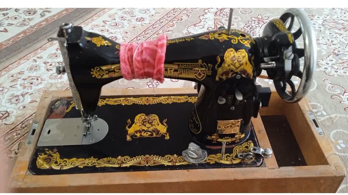 چرخ خیاطی سینکل ایر اصلی دوشیر عتیقه