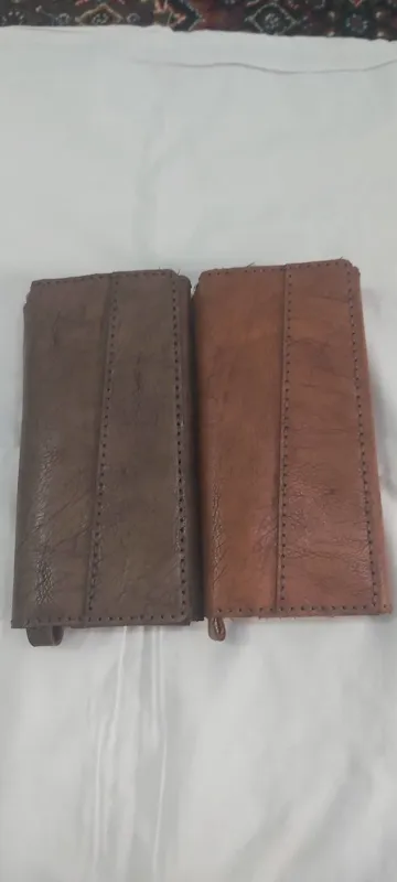 کیف گوشی و پول چرم شتر