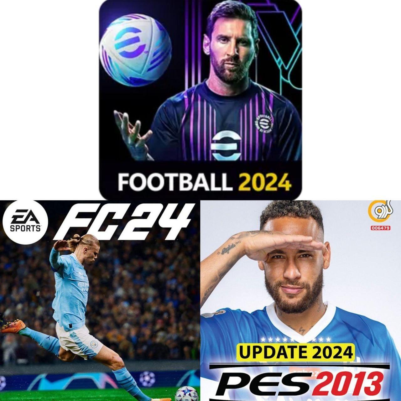 3 بازی فوتبالی PS3 در یک فلش 64 گیگ