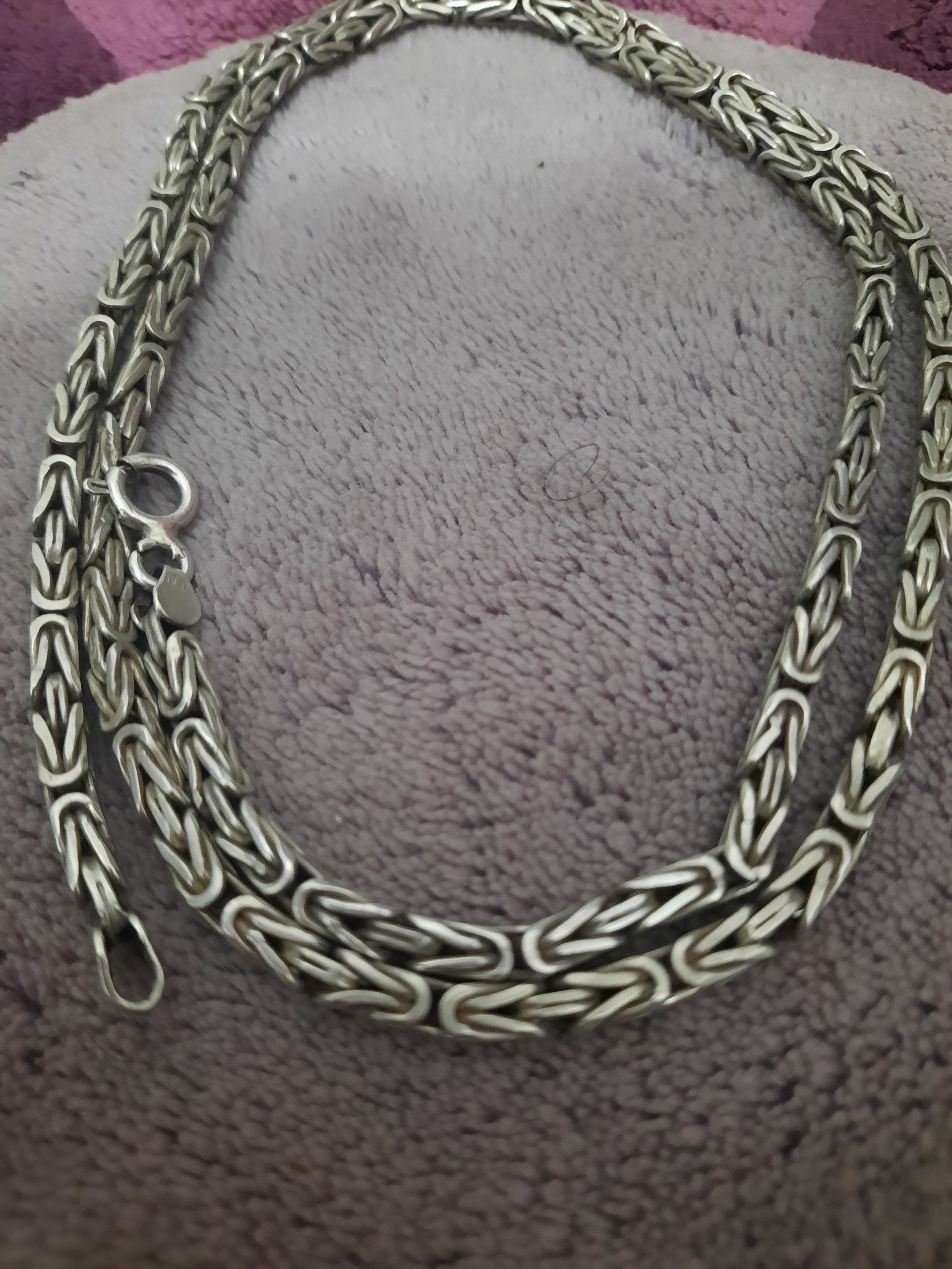 زنجیر نقره بینظیر