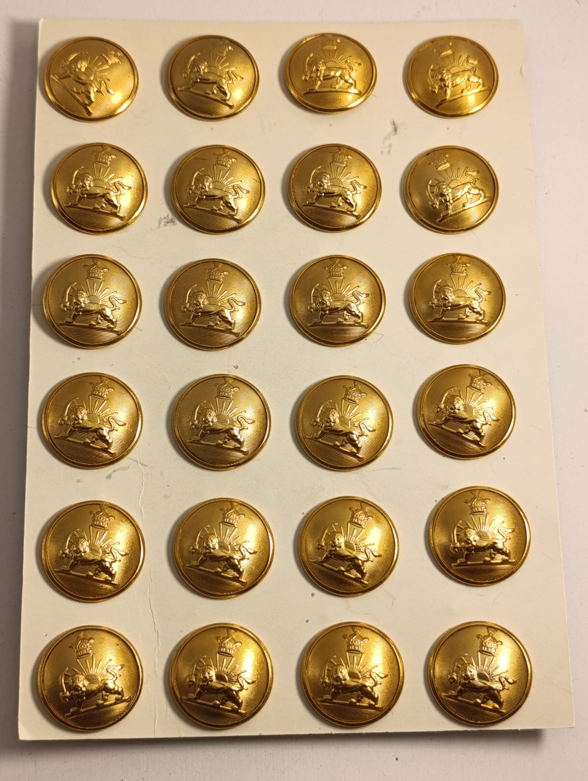 ورق 24عددی دکمه شاهنشاهی ثمری