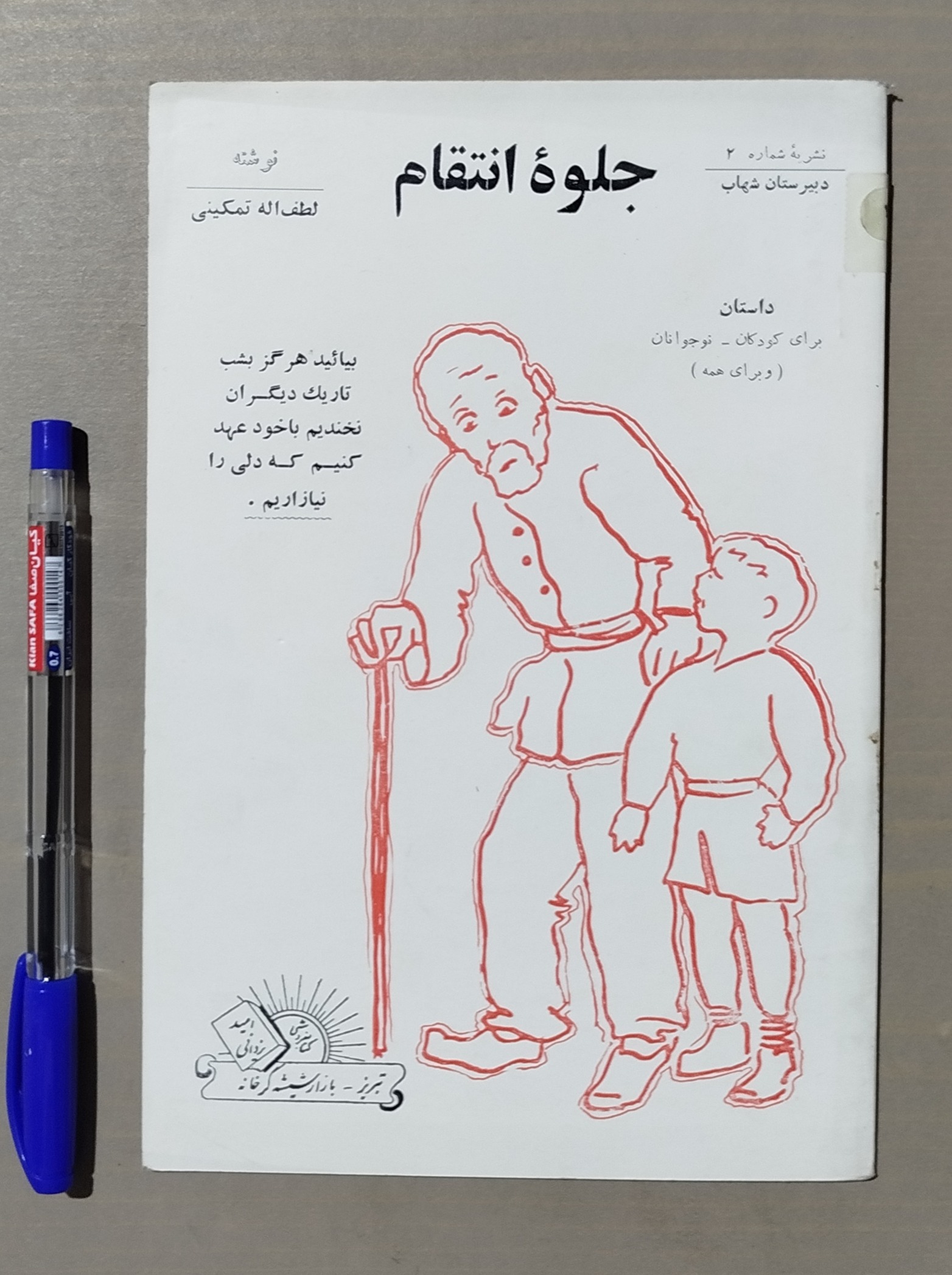 جلوه انتقام نوشته لطف الله تمکینی _ قدیمی و نایاب