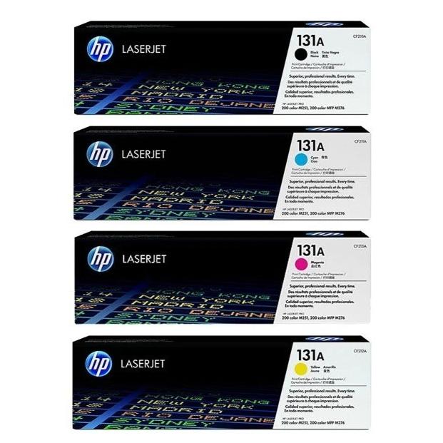 مجموعه 4 عددی کارتریج 131a hp رنگی