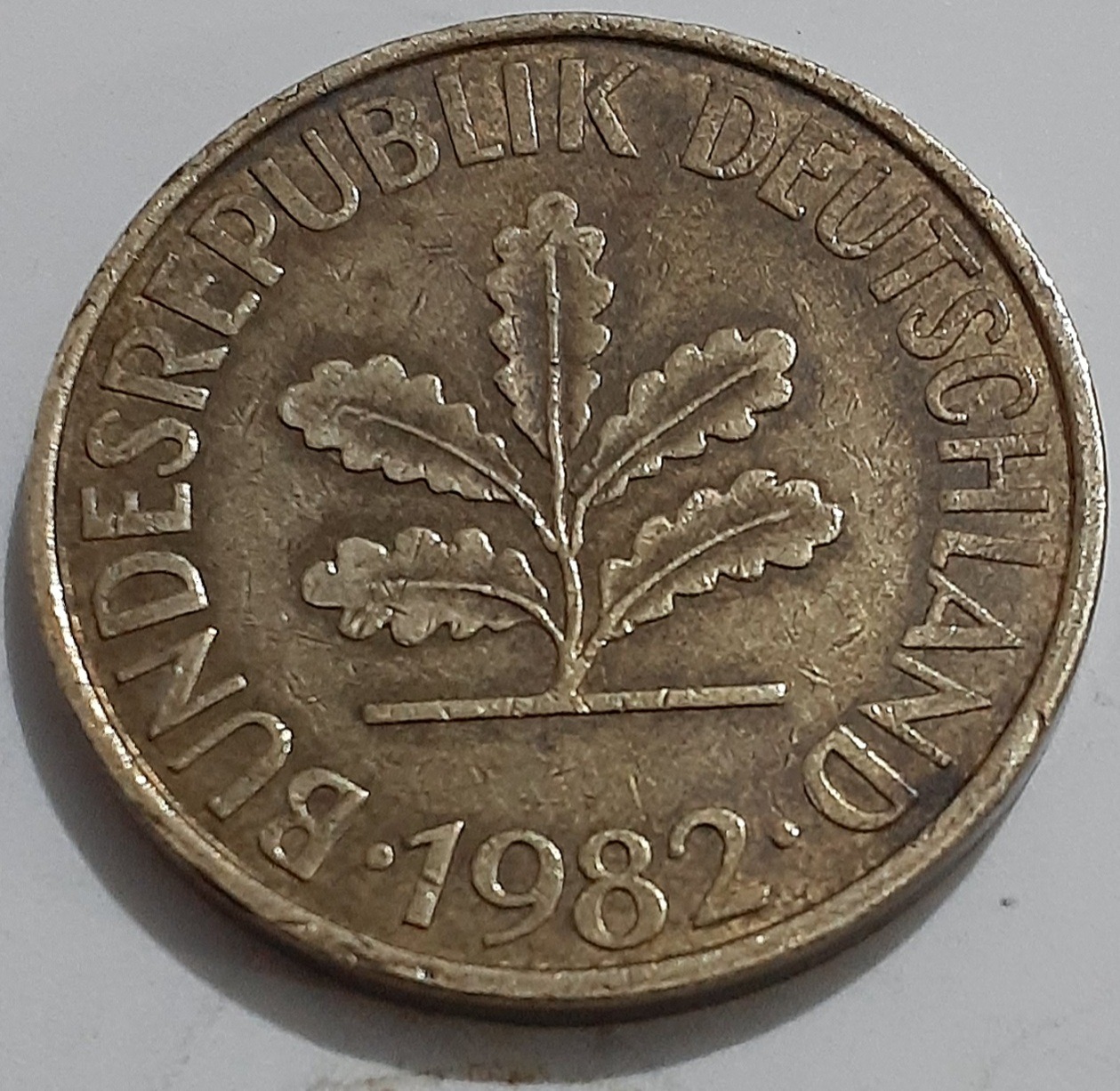 سکه 10 پفنینگ آلمان سال 1982 میلادی