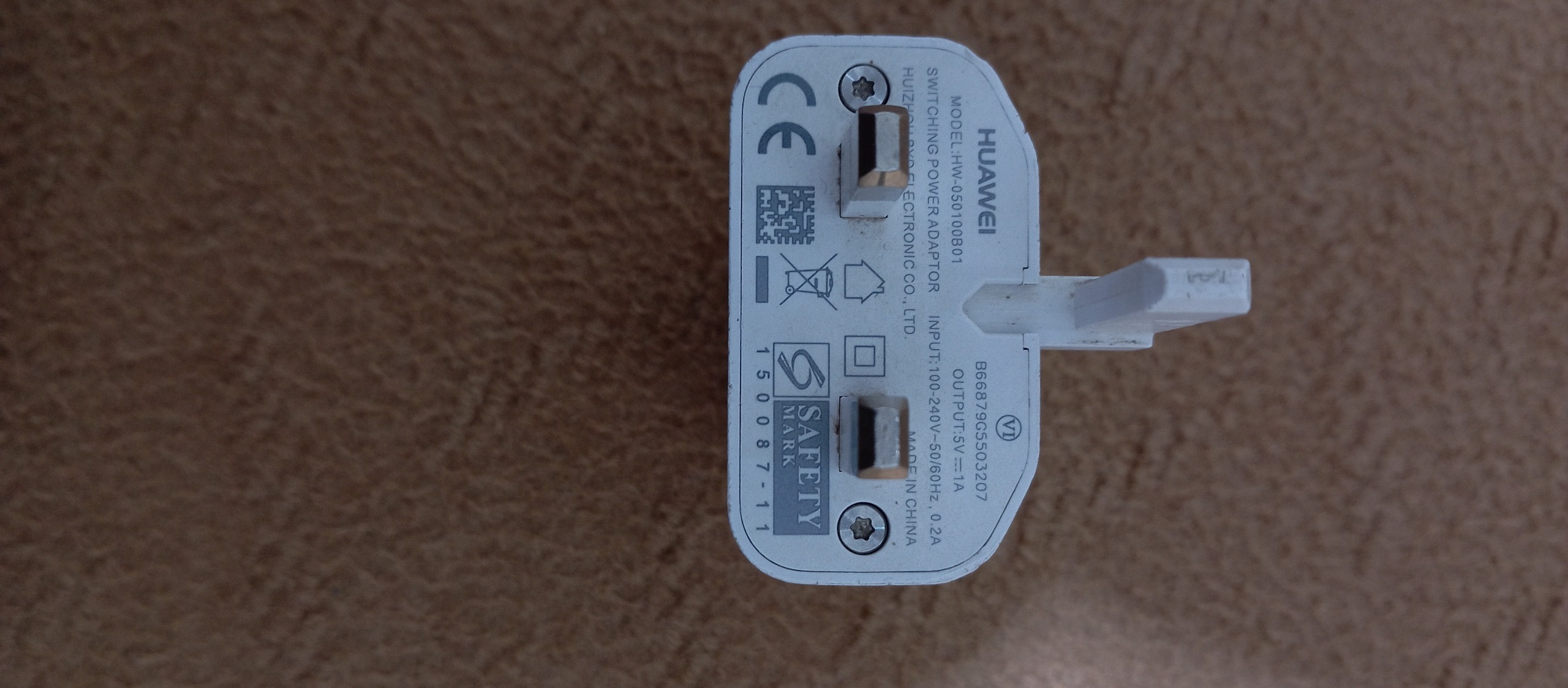 کله شارژر هواوی5ولت یک آمپر اصل اصل سرکارتن