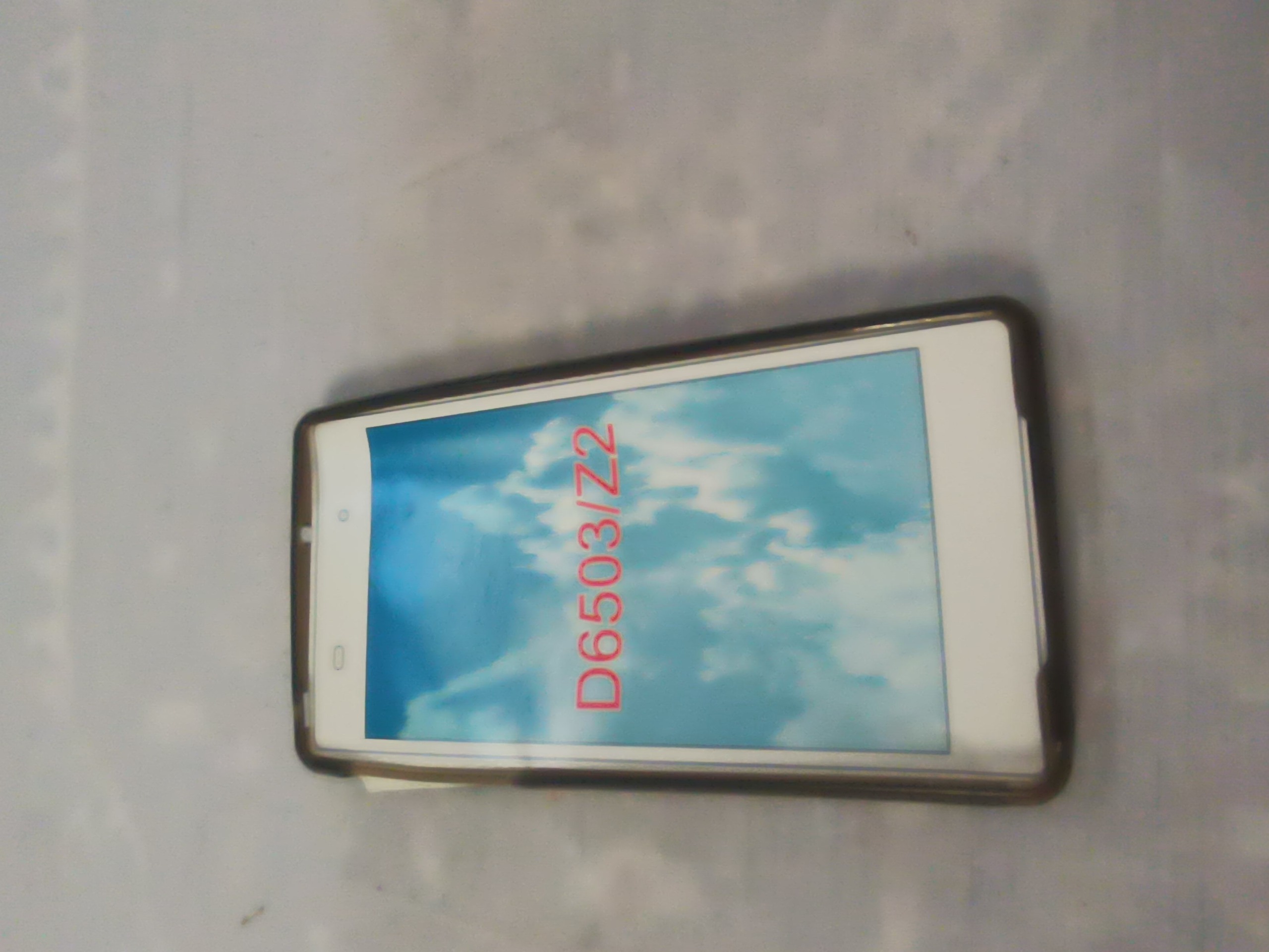 کاور مشکی ژله ای سونیZ2مدلD6503