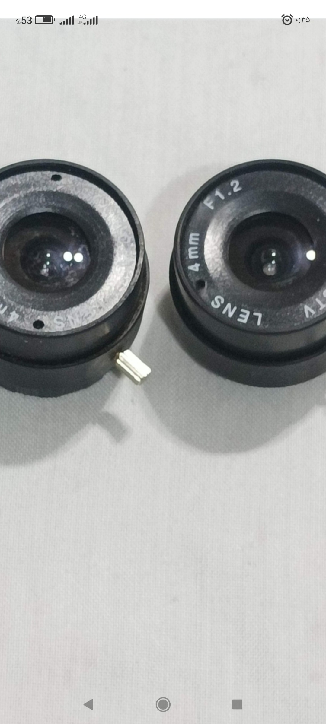 لنزدوربین عالی نمیدونم چه مدلیه ؟!!