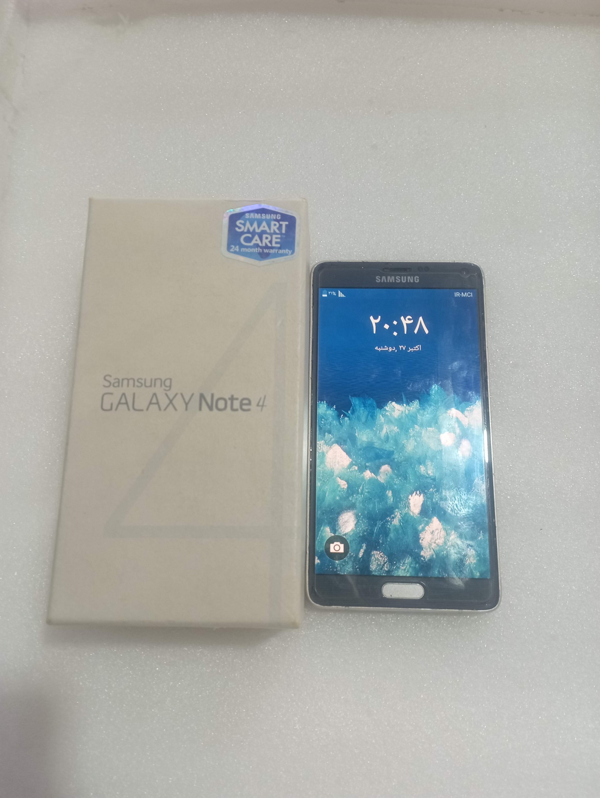 گوشی کلکسیونی زیر خاکی فوق تمیزنوت4سامسونگN910