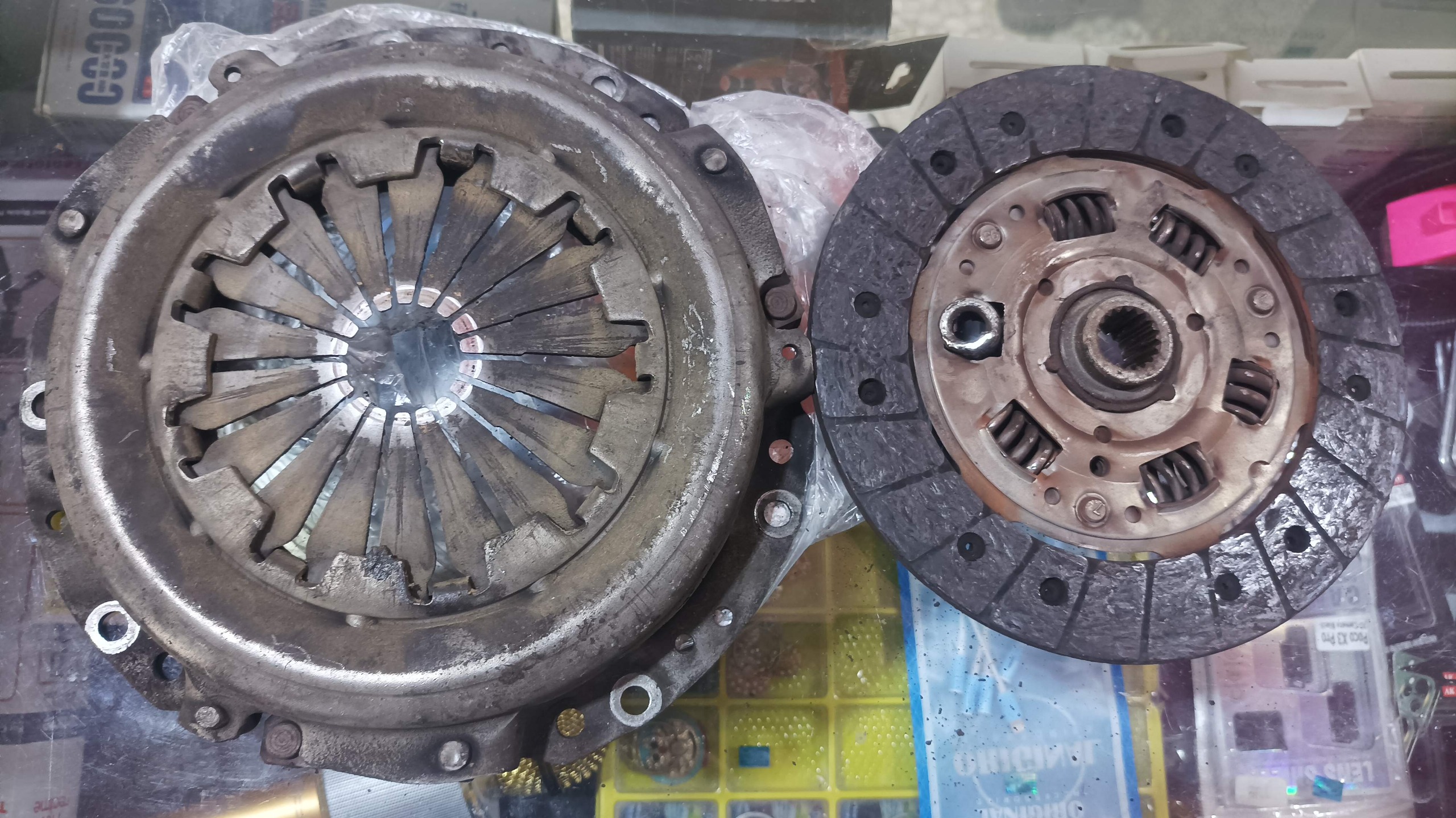 دیسک وصفحه کلاچ پژو405تست نشدهمعیوب