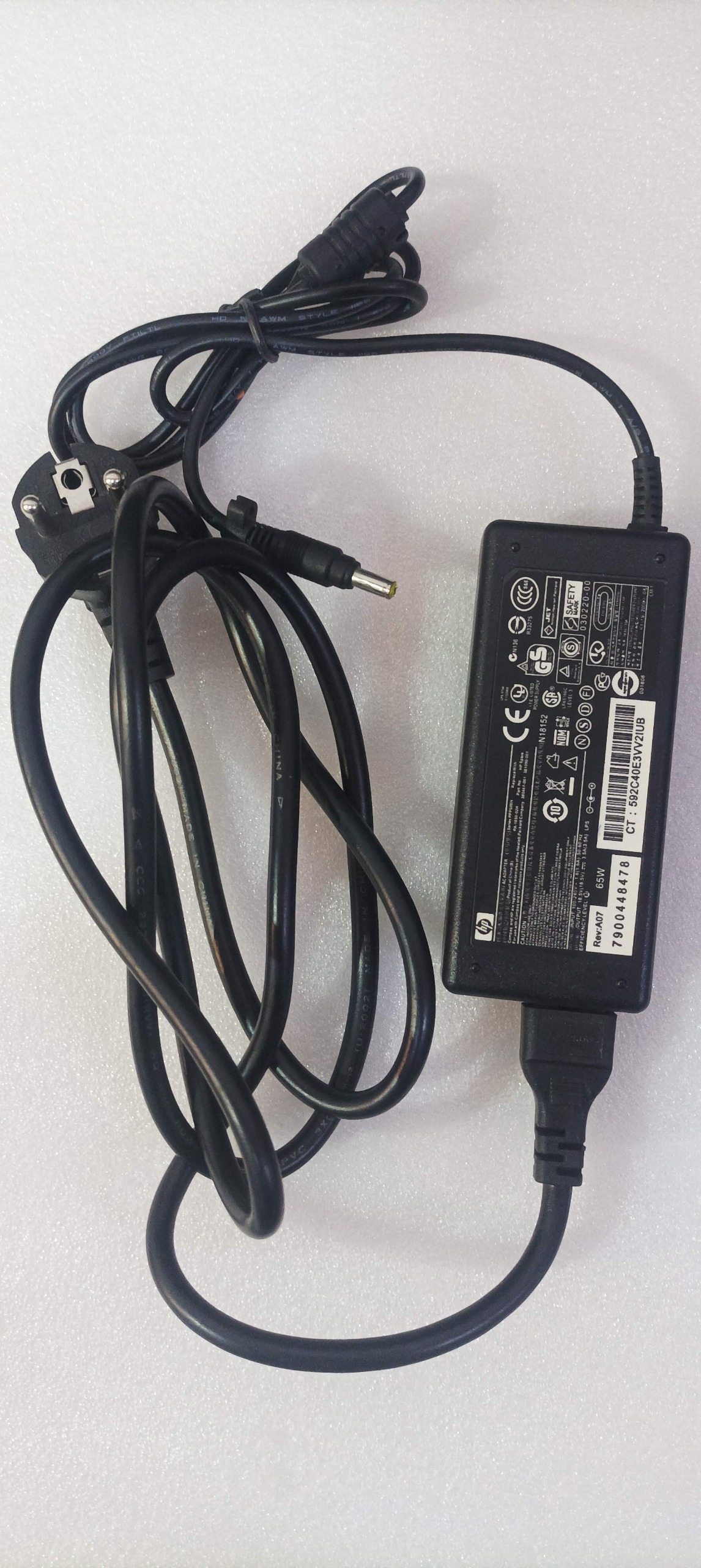 آداپتور 18ونیم ولت3ونیم آمپر65وات سریع فست