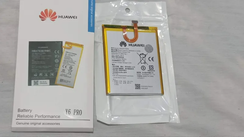 باتری نایاب هواوی وای6پرو3900mahوy6pro