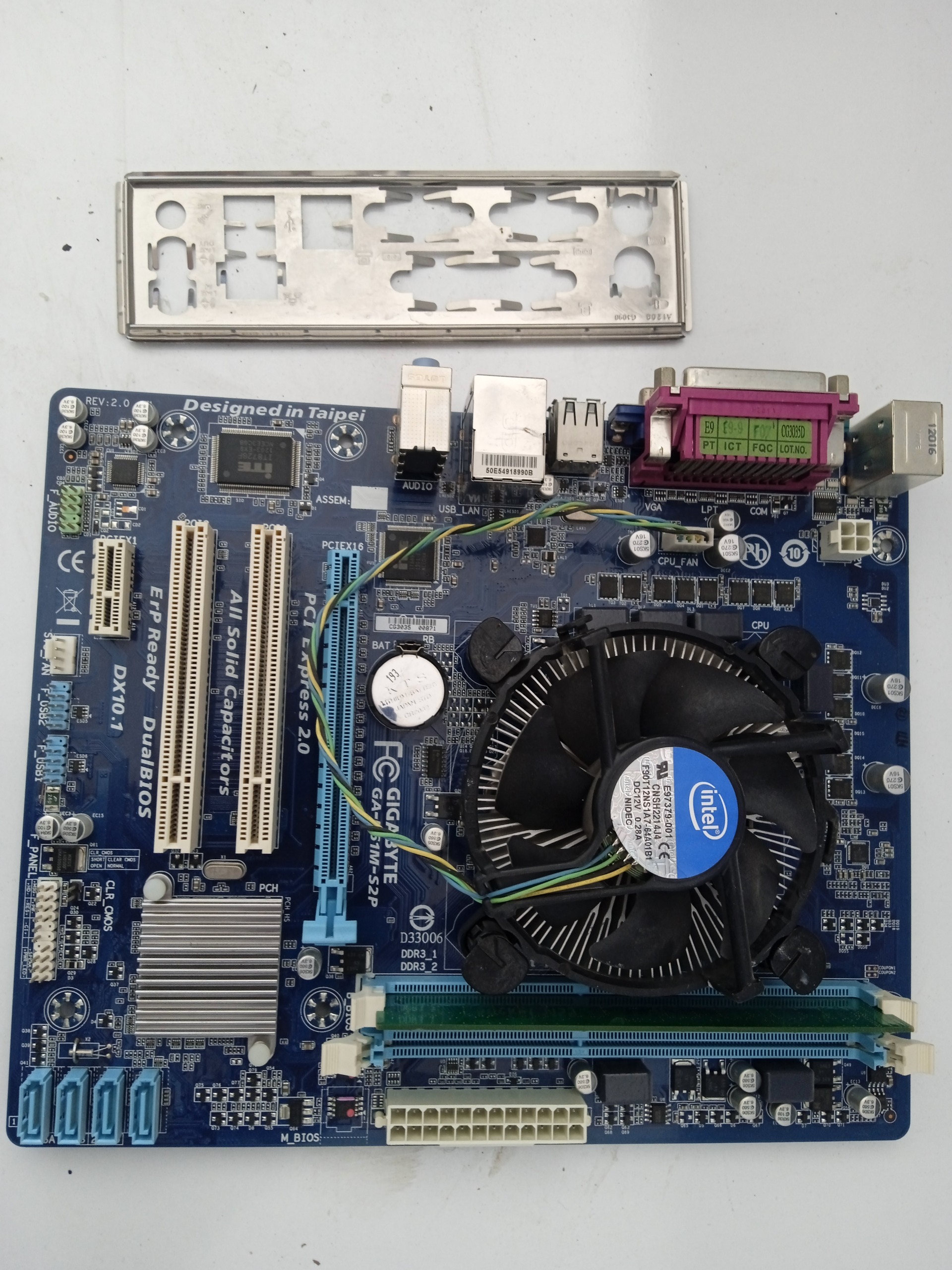 باندل h61 /g550/ram 2