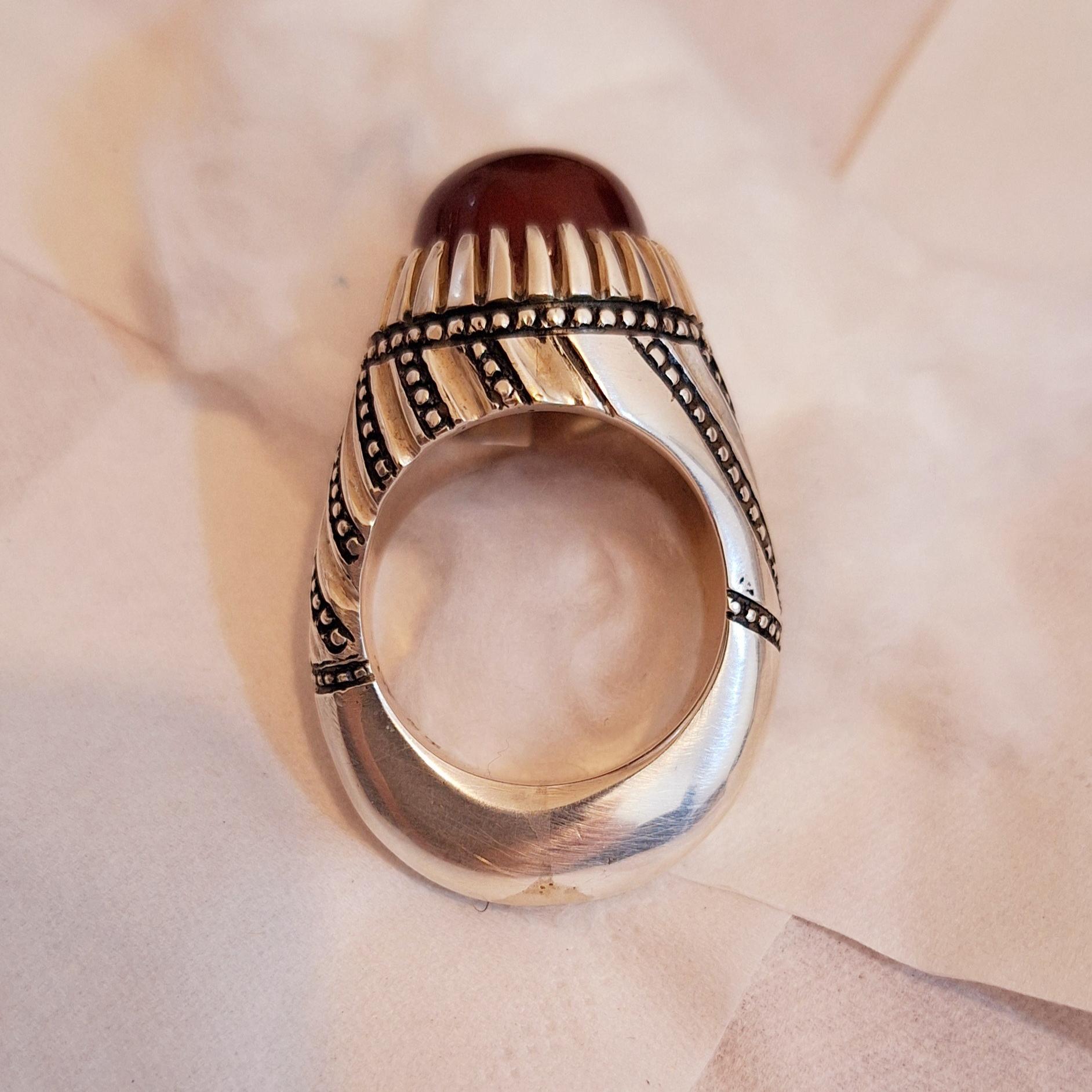 انگشتر مردانه دستساز