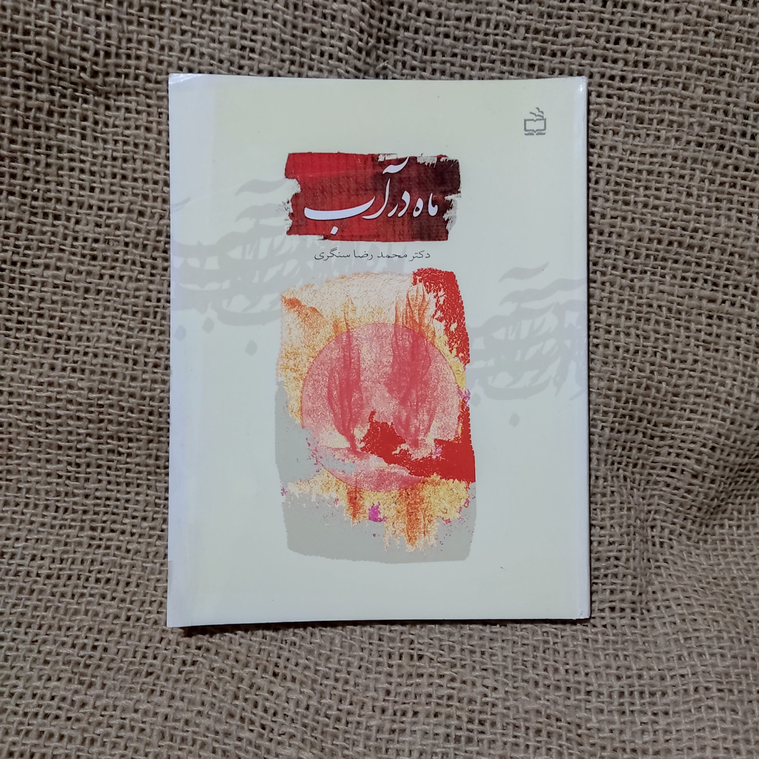 کتاب ماه در آب به قلم دکتر محمدرضا سنگری