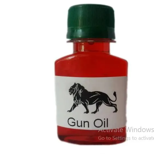 روغن تفنگ بادی مدل شیرنشان حجم 50 میلی لیتر
