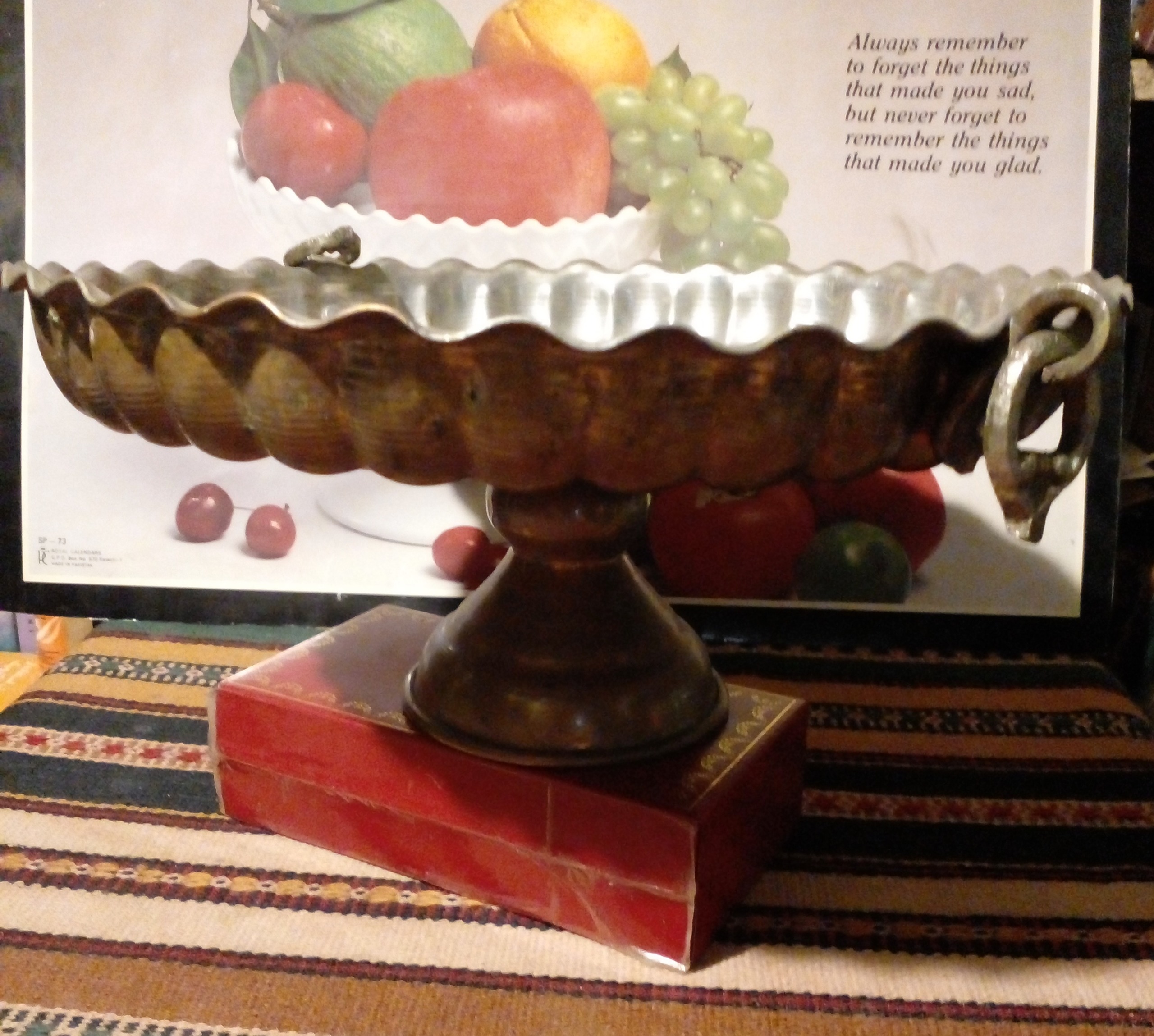 جا میوه ای مسی