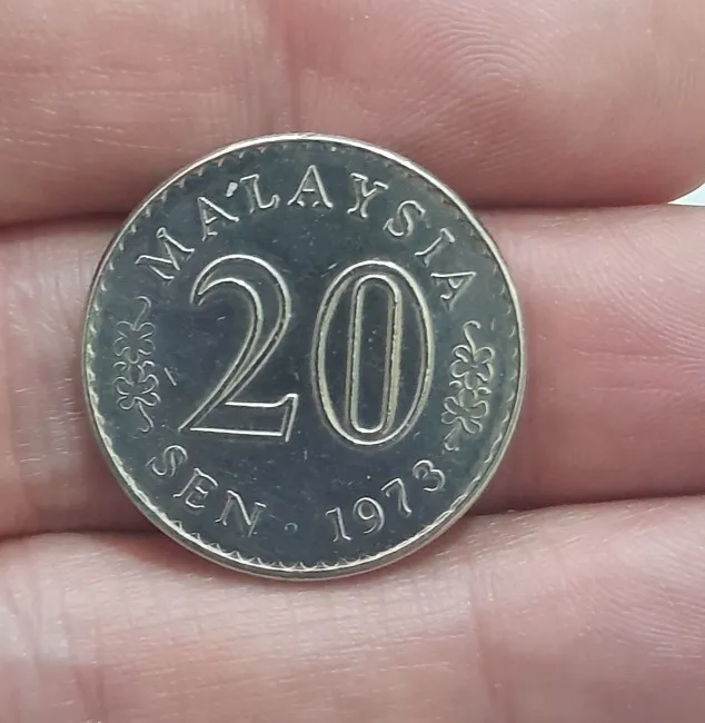 سکه 20 سن مالزی 1973