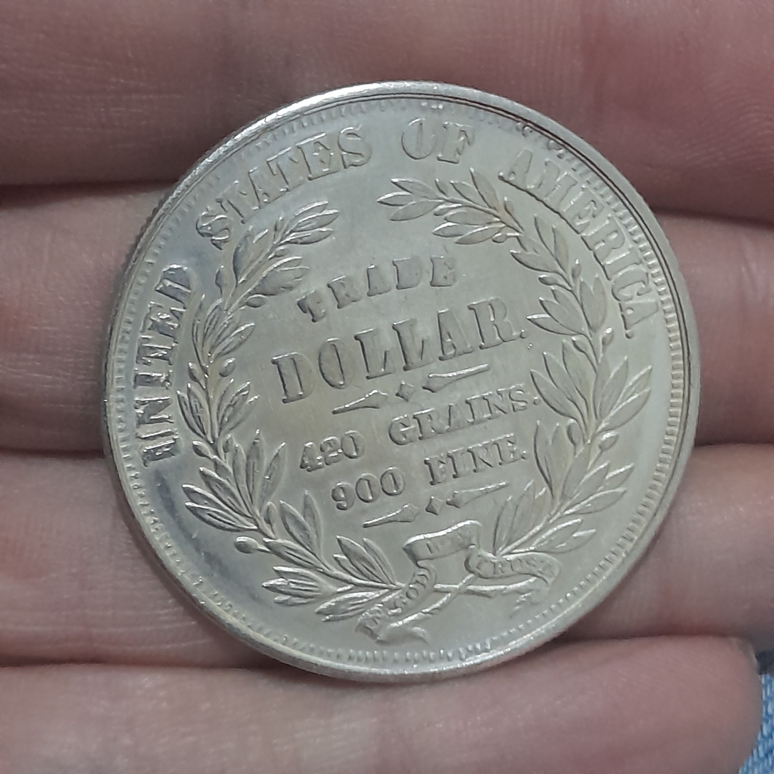 سکه دلار آمریکا (نایاب) روکش نقره (سنگین)