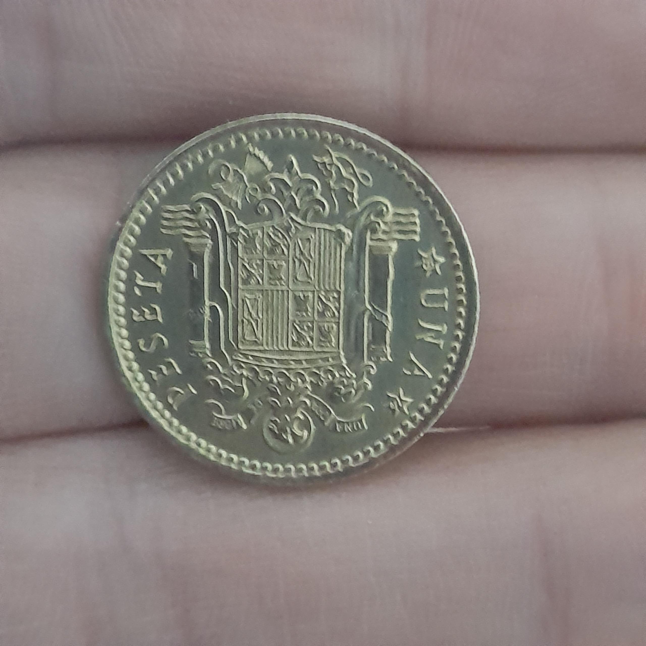 تک سکه کمیاب و ارزشمند خارجی اسپانیا 1966