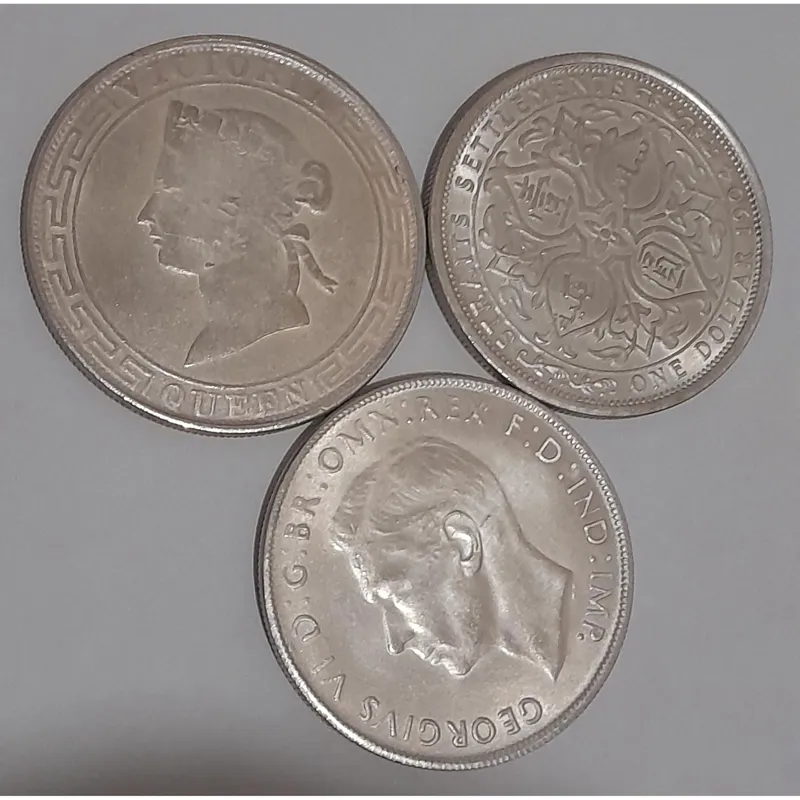 سکه کمیاب خارجی (روکش نقره) سایز بزرگ