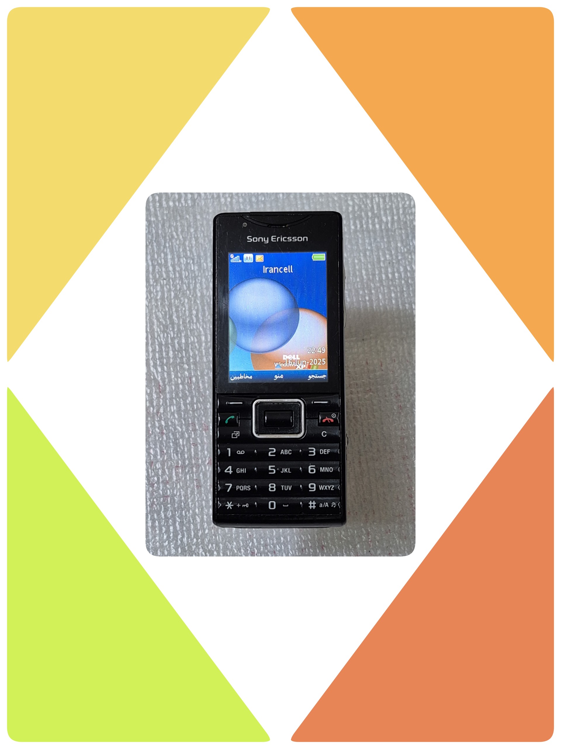 گوشی سونی ارکسون J10 یا K970 فابریک